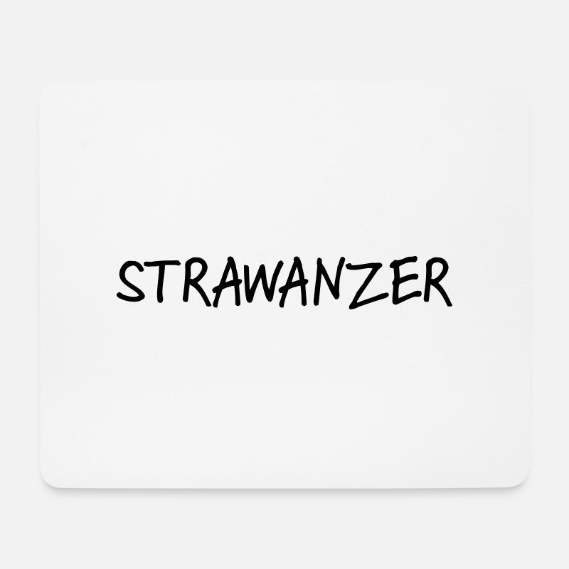 Strawanzer – Wienerisch - Mousepad (Querformat) - Weiß
