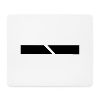 broken bar/Stripe/UK - Mousepad (Querformat) - Weiß - Vorne