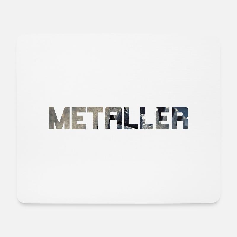 metaller - Mouse Pad (horizontal) - white