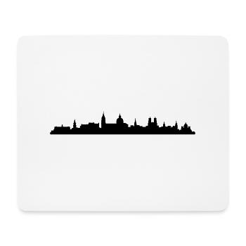 Skyline Salzburg - Mousepad (Querformat) - Weiß - Vorne