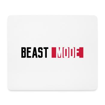 logo monster mode on interrupteur beast button switch - Tapis de souris (format paysage) - blanc - Devant