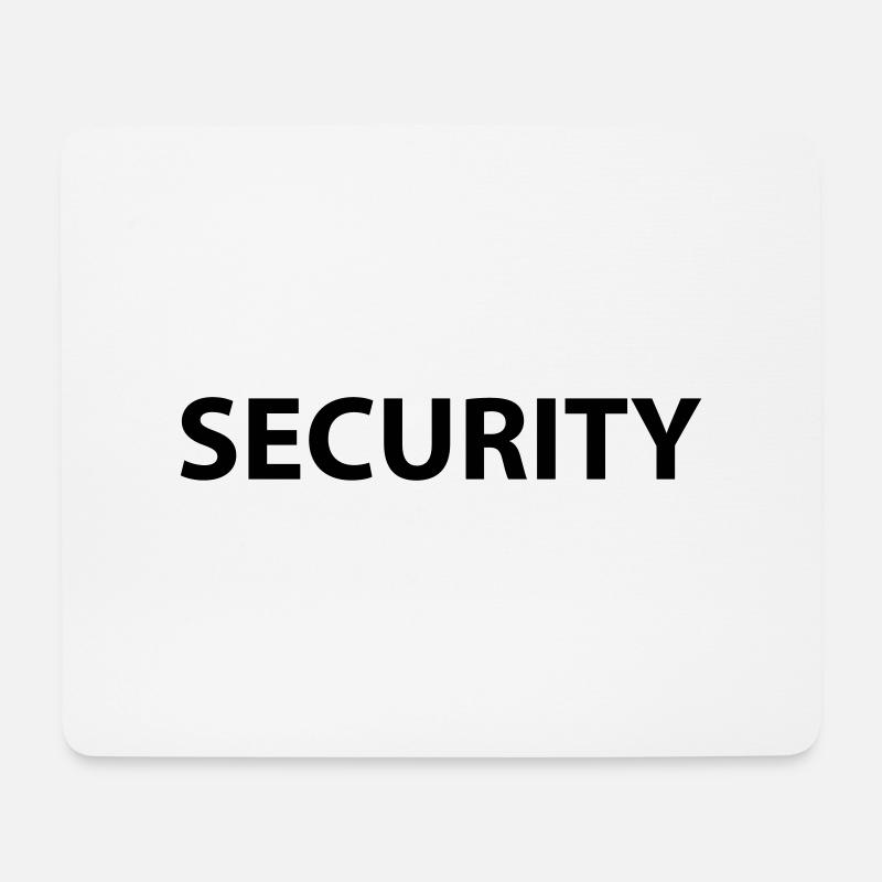 security - Mousepad (Querformat) - Weiß