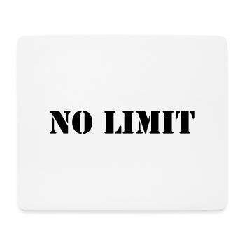 no_limit_01 - Tapis de souris (format paysage) - blanc - Devant