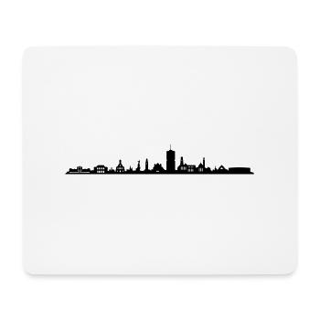 Skyline - Augsburg - Mousepad (Querformat) - Weiß - Vorne