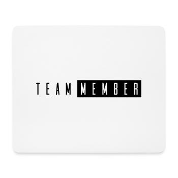 team member - Mouse Pad (horizontal) - white - Front