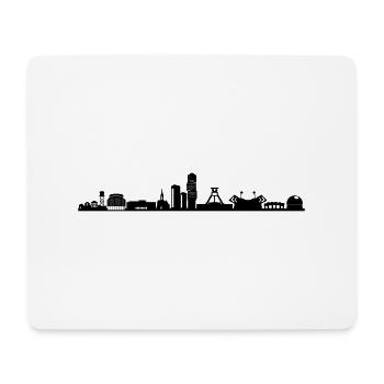 Skyline - Bochum - Mousepad (Querformat) - Weiß - Vorne