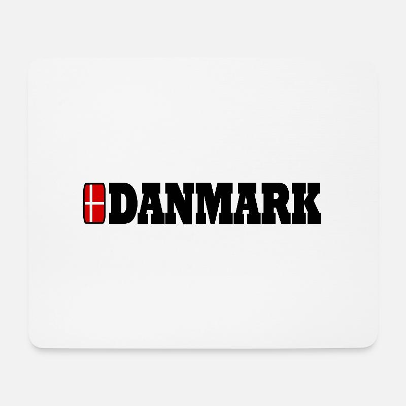 Denmark - Mouse Pad (horizontal) - white