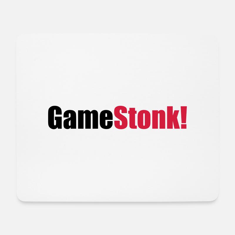 GameStonk - Mousepad (Querformat) - Weiß