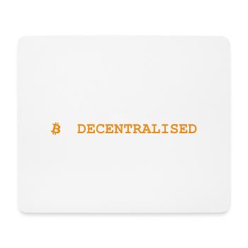 Bitcoin Revolution - Weiß / Orange / UK - Mousepad (Querformat) - Weiß - Vorne