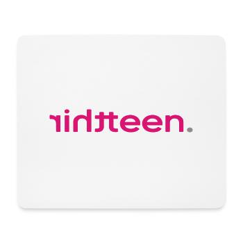 2009 geburtstag 13 jahre thirteen - Mousepad (Querformat) - Weiß - Vorne