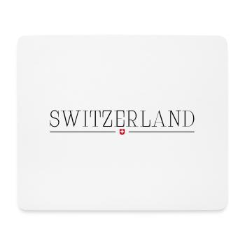 Suisse Suisse - Tapis de souris (format paysage) - blanc - Devant