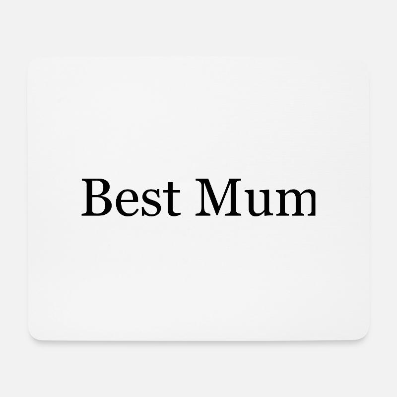 Best Mum - Mousepad (Querformat) - Weiß