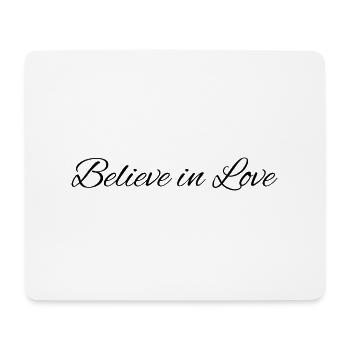 Croire en l’amour - Tapis de souris (format paysage) - blanc - Devant