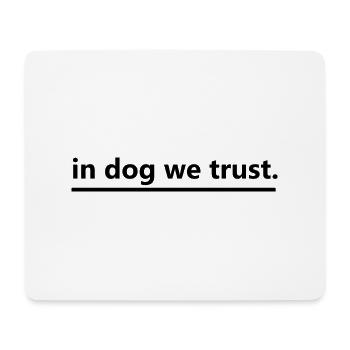 Dog Hund - Mousepad (Querformat) - Weiß - Vorne