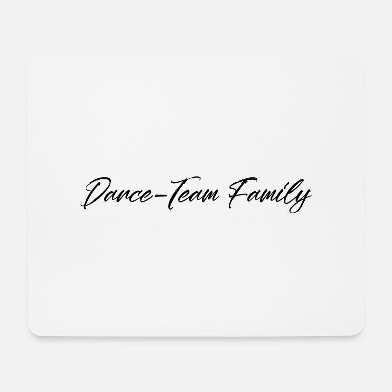 Dance-Team Family - Mousepad (Querformat) - Weiß