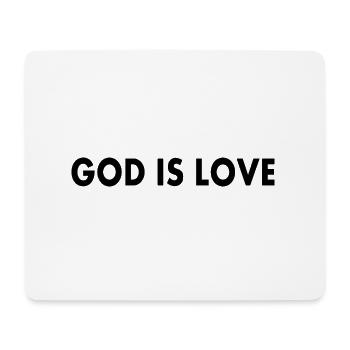 God is love - Tapis de souris (format paysage) - blanc - Devant