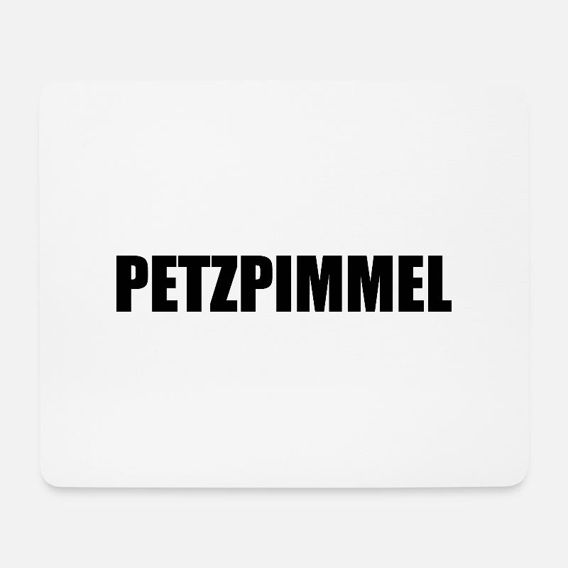 Petzpimmel - Mousepad (Querformat) - Weiß