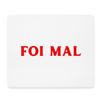 meine Schuld Portugiesisch Sprache - Mousepad (Querformat) - Weiß - Vorne