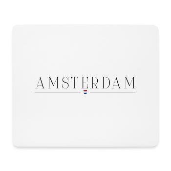 Meet me in Amsterdam Netherlands - Mousepad (Querformat) - Weiß - Vorne