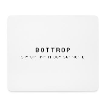 Bottrop Koordinaten - Mousepad (Querformat) - Weiß - Vorne