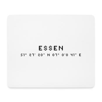Food coordinates - Mouse Pad (horizontal) - white - Front