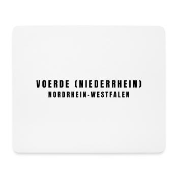 Voerde (Rhin inférieur), Rhénanie-du-Nord-Westphalie - Tapis de souris (format paysage) - blanc - Devant