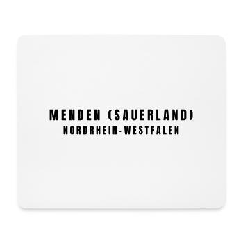 Menden (Sauerland), Rhénanie-du-Nord-Westphalie - Tapis de souris (format paysage) - blanc - Devant