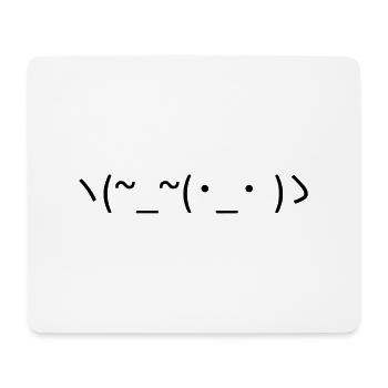 Friendship in action! 🤝 - Mouse Pad (horizontal) - white - Front