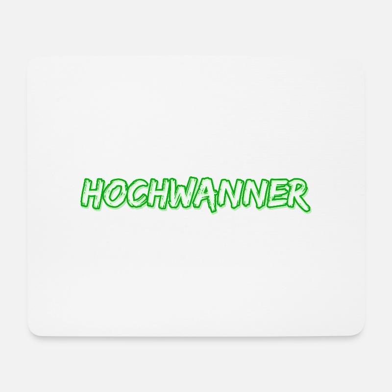 Trekking Hochwanner - Mousepad (Querformat) - Weiß