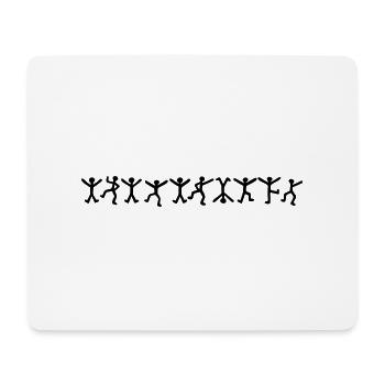 Tanzen-Mann - Grundstufe - Mousepad (Querformat) - Weiß - Vorne