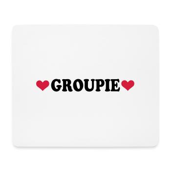 Groupie - Band - Mousepad (Querformat) - Weiß - Vorne