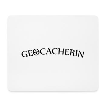 Geocacherin - Mousepad (Querformat) - Weiß - Vorne