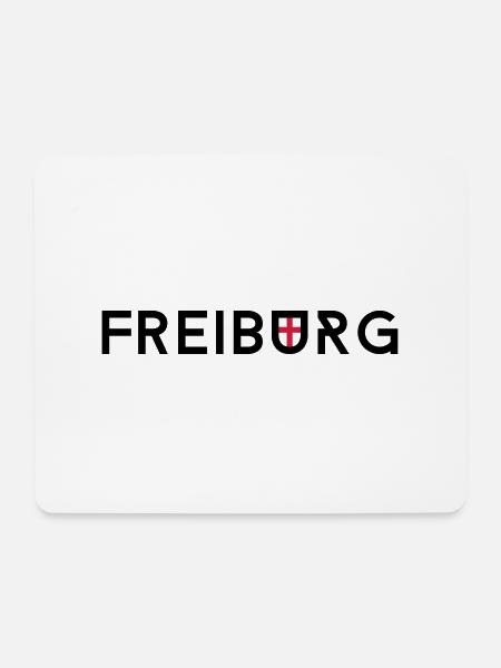 freiburg - Mousepad (Querformat) - Weiß