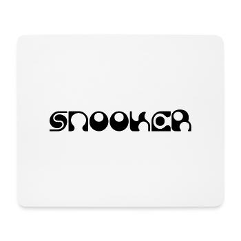 SNOOKER - Mouse Pad (horizontal) - white - Front