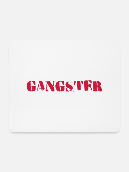 Gangster - Mousepad (Querformat) - Weiß