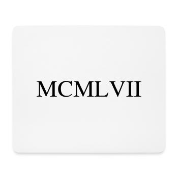 1957 - Mouse Pad (horizontal) - white - Front