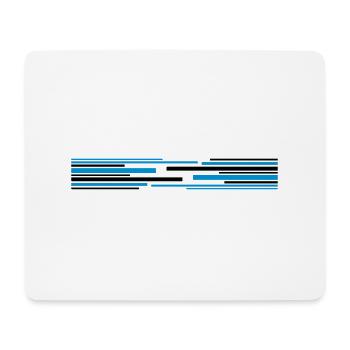 Nombreux modèle de lignes - Tapis de souris (format paysage) - blanc - Devant