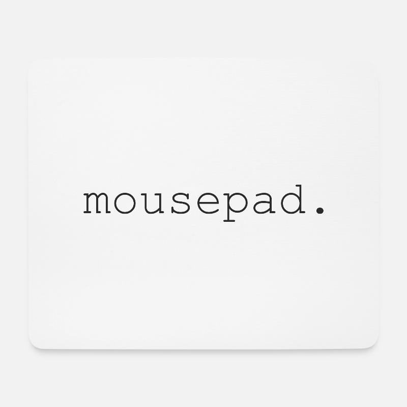 mousepad. - Mousepad (Querformat) - Weiß