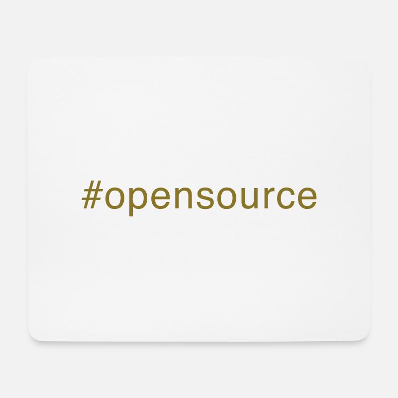 opensource - Mousepad (Querformat) - Weiß