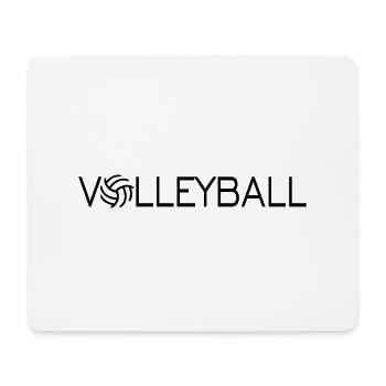 Volleyball - Mousepad (Querformat) - Weiß - Vorne
