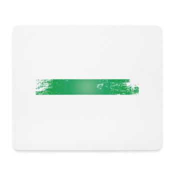 Couleur blob splash peinture peintre cadeau rayures vert - Tapis de souris (format paysage) - blanc - Devant
