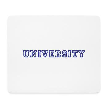 University - Mousepad (Querformat) - Weiß - Vorne