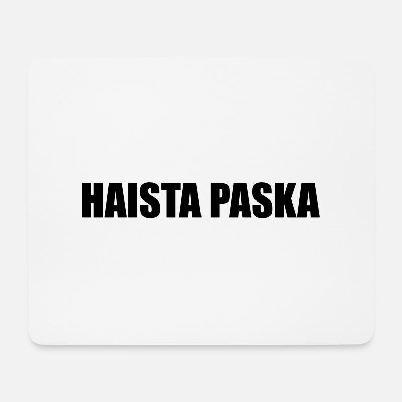 HaistaPaska - Mousepad (Querformat) - Weiß