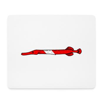 Poisson trompette par Scuba.Style - Tapis de souris (format paysage) - blanc - Devant