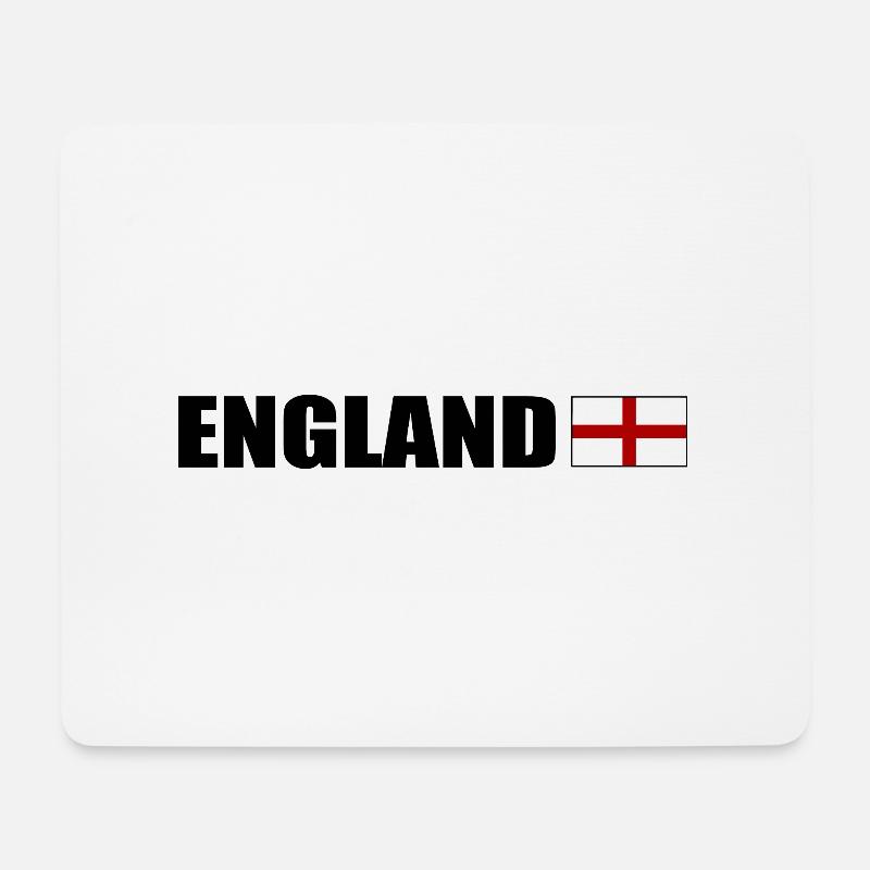 England - Mousepad (Querformat) - Weiß