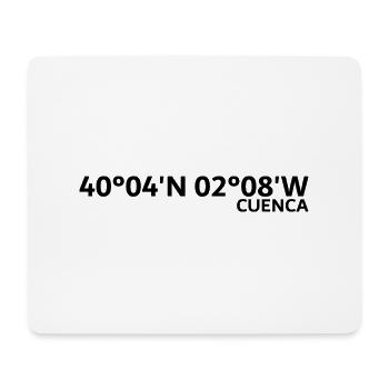 Cuenca Koordinaten - Mousepad (Querformat) - Weiß - Vorne