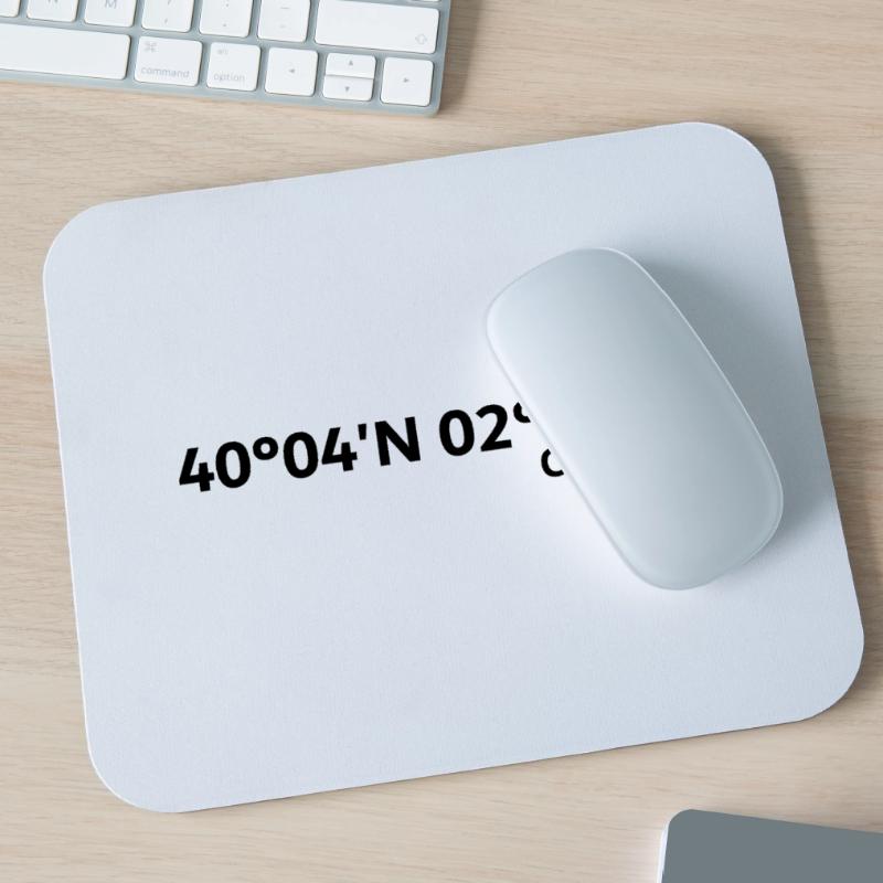 Cuenca Coordinates Mouse Pad (horizontal)