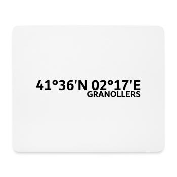 Granollers Koordinaten - Mousepad (Querformat) - Weiß - Vorne