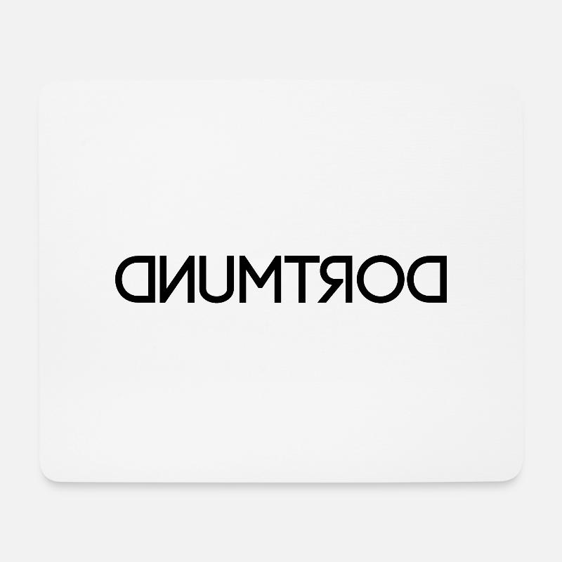 Dortmund - seitenverkehrt - Ruhrpott - Mousepad (Querformat) - Weiß