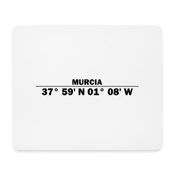 Murcia Koordinaten - Mousepad (Querformat) - Weiß - Vorne